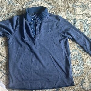Under Armour Men's Blue quarter snap pullover